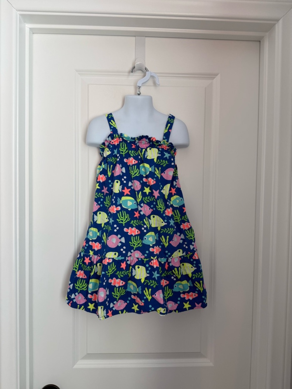 Gymboree Navy Fish & Coral Print Sundress